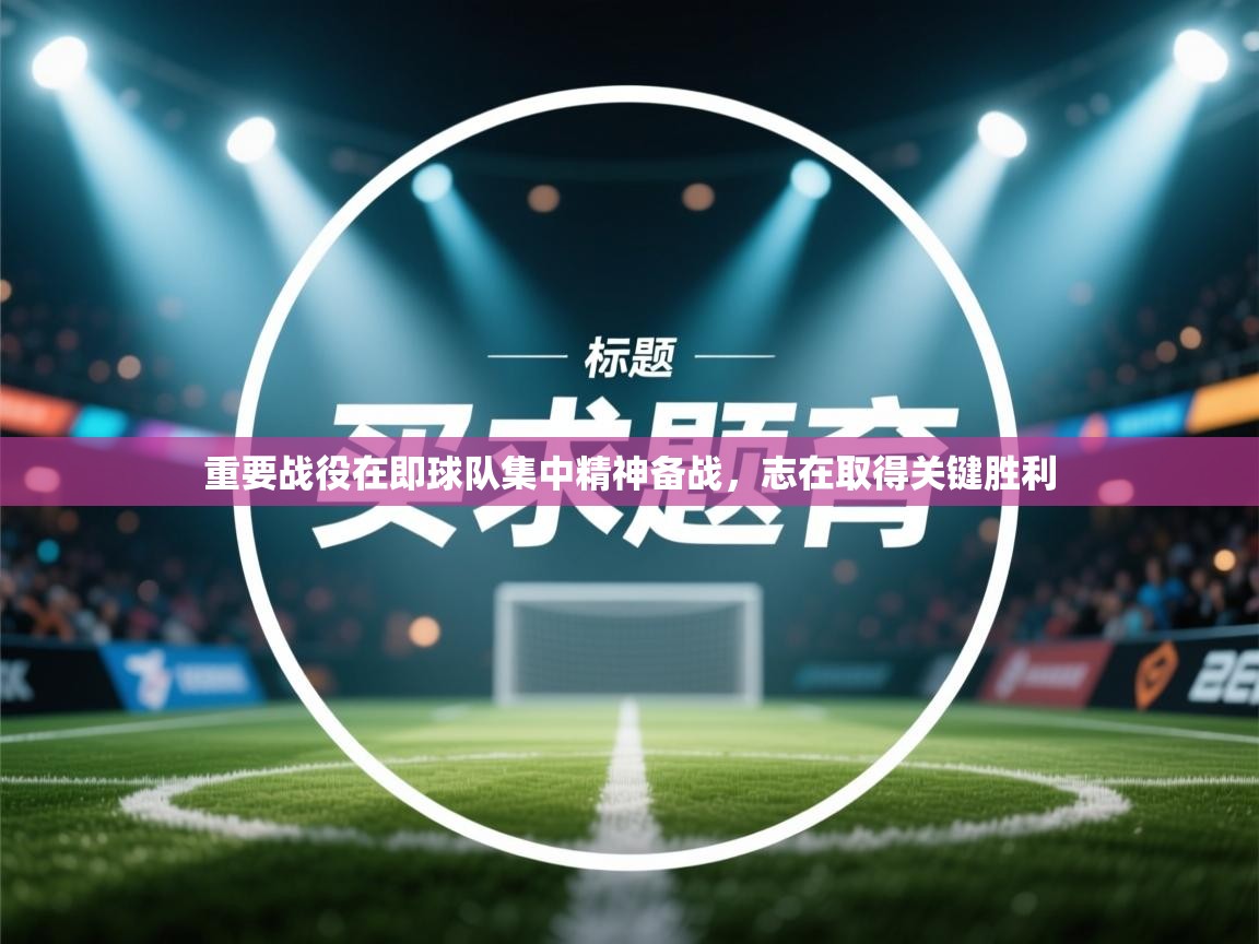 重要战役在即球队集中精神备战，志在取得关键胜利  第1张