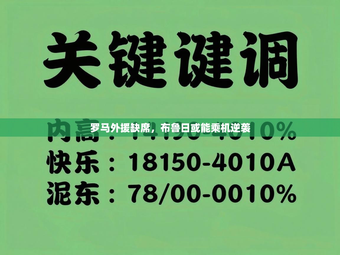 罗马外援缺席,布鲁日或能乘机逆袭 第1张