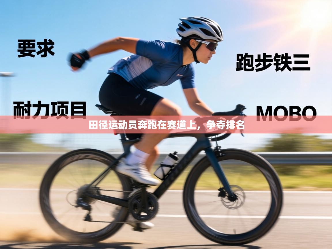 田径运动员奔跑在赛道上，争夺排名  第1张